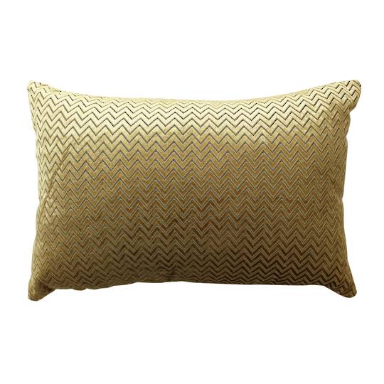 NZ Merchants - Celine Chevron Cushion - Gold